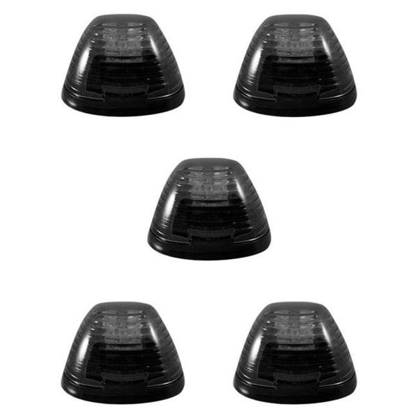 Recon Truck Accessories Recon Truck Accessories REC264143BK Light Kit Smoke Lens with Amber LED for 1999-2014 Ford Super Duty; 5 Piece REC264143BK